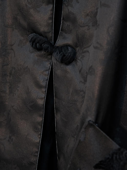 盛唐牡丹| 梅兰竹菊香云纱夹棉外套 商品图10