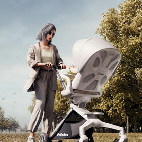 BeBeBus遛娃神器轻便折叠坐躺高景观溜娃推车婴儿车