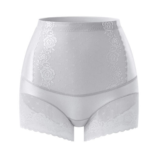 【洛诗琳老顾客福利款】【3条99元 5条149元】真丝桑蚕丝内档❗❗高腰无痕收腹提臀性感蕾丝花边女士桑蚕丝提臀收小肚子束腰塑身内裤（贴身衣物不支持退换）44038 商品图8