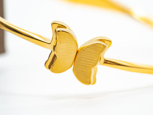 【推荐款】开口蝴蝶黄金手镯999足金克重5.41 商品图3