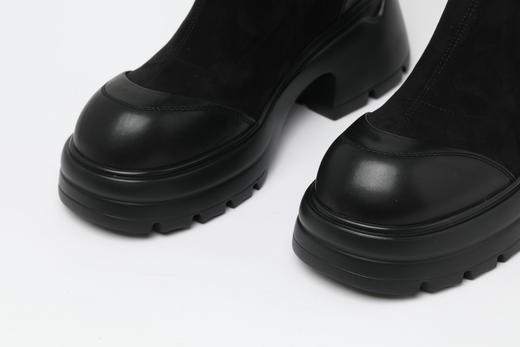 【弹力绒瘦瘦靴】现货，定制打版款！肉肉脚、高脚背可以穿！鞋头、鞋身放量，上脚显腿直显腿瘦！ 商品图14