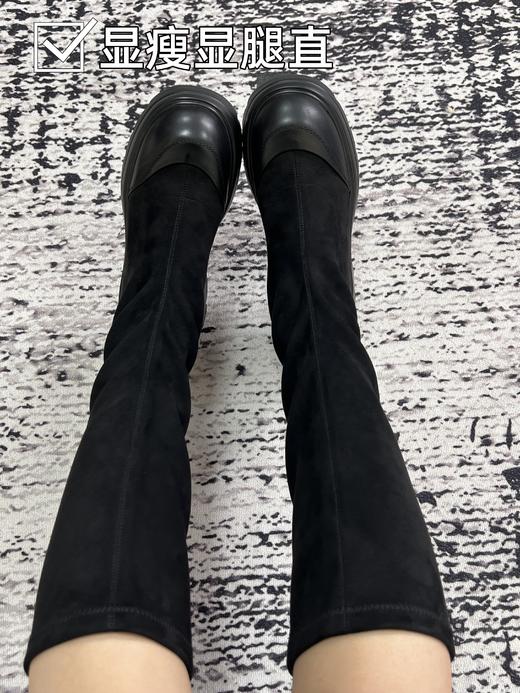 【弹力绒瘦瘦靴】现货，定制打版款！肉肉脚、高脚背可以穿！鞋头、鞋身放量，上脚显腿直显腿瘦！ 商品图6