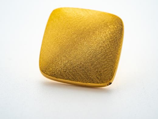 【推荐款】方形磨砂黄金耳饰999足金克重4.52（单个2.25） 商品图6