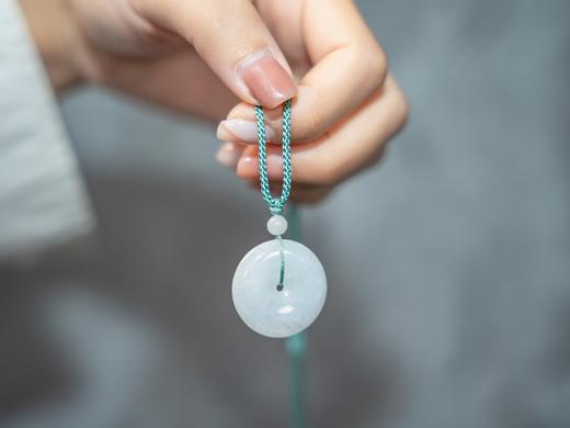 翡翠玉平安扣（白）圈口25.6mm【不参与任何活动】 商品图5