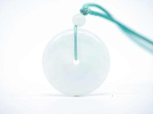 翡翠玉平安扣（白）圈口25.6mm【不参与任何活动】 商品图4