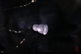 高冰种白翡小佛一体链