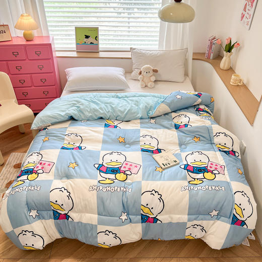 【新款上新，可爱卡通三丽鸥水洗棉被】卡通三丽鸥水洗棉被子 加厚保暖冬季被芯 幼儿园宿舍春秋被-QQ 商品图6