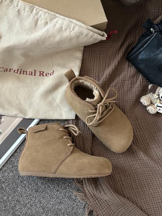 【勃肯加绒鞋】鞋内加绒，脚感舒适勃肯鞋，女款加绒全包勃肯棉鞋雪地靴 商品图11