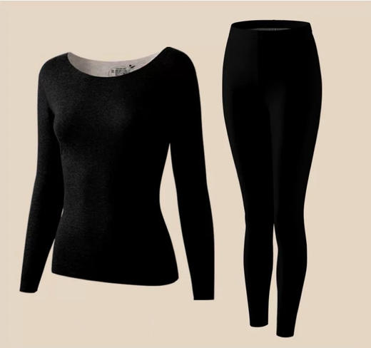 山姆同款！  山羊绒+桑蚕丝+发热纤维 女士保暖内衣套装 ！ 商品图13