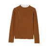 CC-27-24210宽松内搭半高领羊毛打底衫女秋冬2024新款长袖外穿洋气针织毛衣女 商品缩略图4