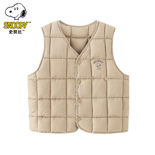 【萌娃必备！温暖秋冬】史努比儿童马甲，百搭保温必备；男女童，秋冬季；简约好穿，柔软舒适；颜色丰富，搭配多样。别让宝宝露肉啦！ 商品图7