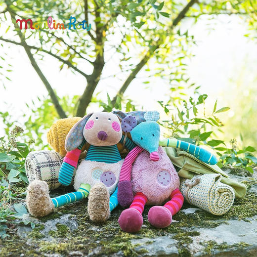 Moulin Roty XL狗狗玩偶 法式玩偶 适合年龄3岁+ 漂亮的丑娃系列 629049 商品图3