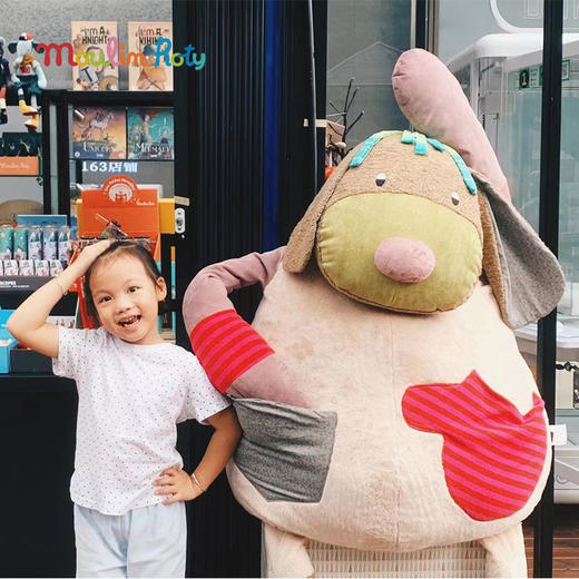Moulin Roty XL狗狗玩偶 法式玩偶 适合年龄3岁+ 漂亮的丑娃系列 629049 商品图2