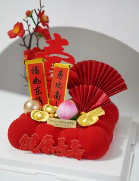 法式慕斯蛋糕 ｜ 覆盆子荔枝乳酪慕斯 - 祥云祝寿