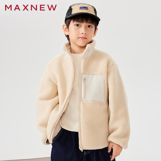 【茄克】童装仿羊羔绒外套1N4343101 商品图0