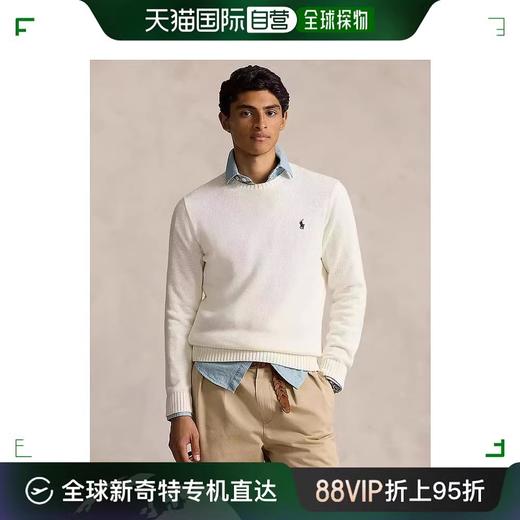清冷感气质毛衣。小标刺绣基础款纯色圆领正肩长袖针织衫A111988 商品图6