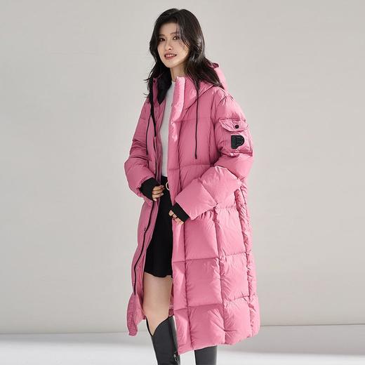 【高货sh】全新升级【铂金会员956/天猫1289/差价333】(13405) 洛诗琳冬季保暖时尚韩系白鸭绒面包服宽松立领连帽羽绒服 商品图1