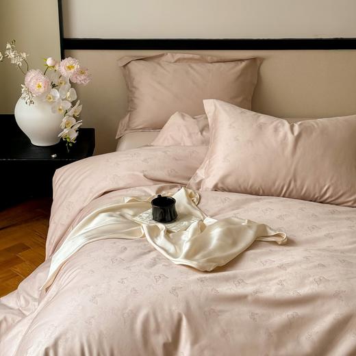 【轻奢浪漫】波光粼粼的100支新疆阿克苏长绒棉提花四件套小贵妇轻奢浪漫床品 商品图1