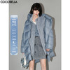 COCOBELLA【有赞】热压无缝轻型保暖连帽羽绒服90绒子白鸭绒防寒服DC42 商品缩略图0