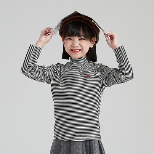 笛莎童装女童T恤2022冬季新款中大童儿童T恤 商品图0