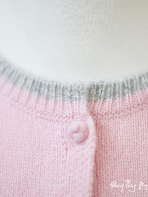 盛唐牡丹| 针织羊绒圆领儿童加厚上衣(2岁) 商品图3