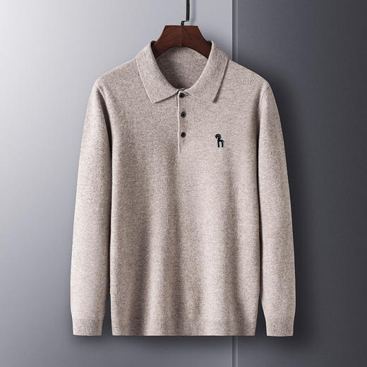 【韩国🇰🇷 柏奥玛男士POLO领加厚全羊毛衫739】 ✅国际一线大牌，银泰、👊上海新天地在售，官方授权，正品防伪❗️ 商品图1