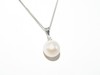 【推荐款】K白珍珠吊坠 | K金镶碎钻扣珍珠10.6mm 商品缩略图2