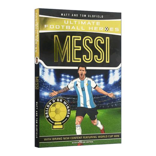 超级足球明星人物传记 梅西 英文原版 Messi Ultimate Football Heroes 商品图1