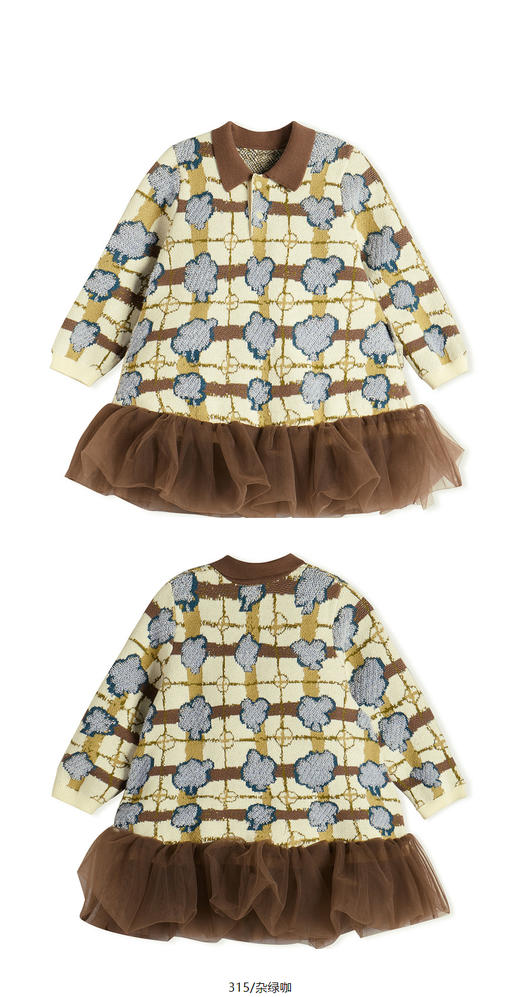 jnby   24年冬款  长袖毛衫连衣裙  YOAG11500 商品图11