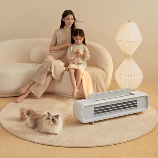 品牌直发【暖风速热加湿三合一 双道供暖】科西踢脚线取暖器  暖而不燥 暖气流秒速覆盖 商品图2
