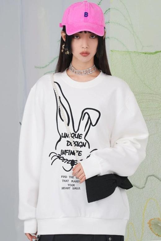 Say Something 俏皮蝴蝶结珍珠链条配饰 19847 商品图2