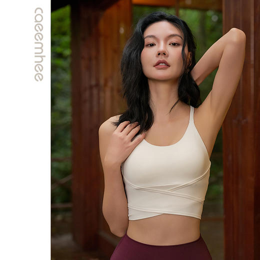卡益裸感磨毛瑜伽服背心KJ04119 电商款 商品图8