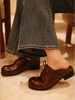 【板娘定制皮鞋】【现货】防滑耐磨高级、透气不闷脚，水洗做旧工艺，工期久、成本高，每一双纹理都独一无二~湖州仓 商品缩略图2