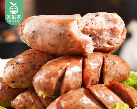 【买1送1，到手2包】邵子牙火山石烤肠（黑椒味）/1包（500g）生产日期：26年3月 商品图1