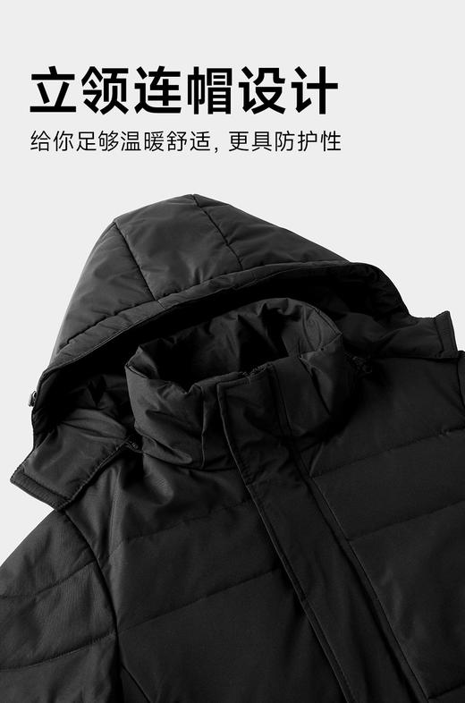 赤兔嗨购羽绒服情侣长款过膝冬季加厚保暖防风防泼水极寒外套 商品图7