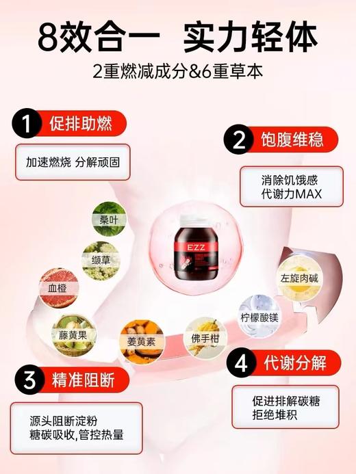 EZZ 佛手柑片 60粒/瓶 商品图3