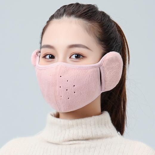 【骑行拍1发2方便使用】防寒面罩秋冬男女防风护耳口罩耳罩二合一保暖纯棉加厚耳暖 商品图3