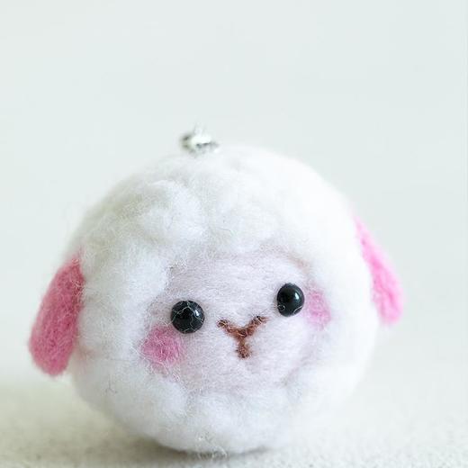 牧衣游 羊毛挂件百搭可爱白色精致小巧 心悦【不支持会员折】 商品图3