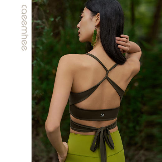 卡益裸感磨毛瑜伽服背心KJ04119 电商款 商品图9