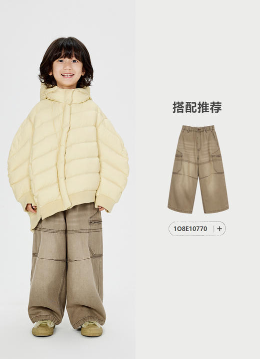 jnby   24年冬款    短款羽绒服  1OAC11860 商品图4