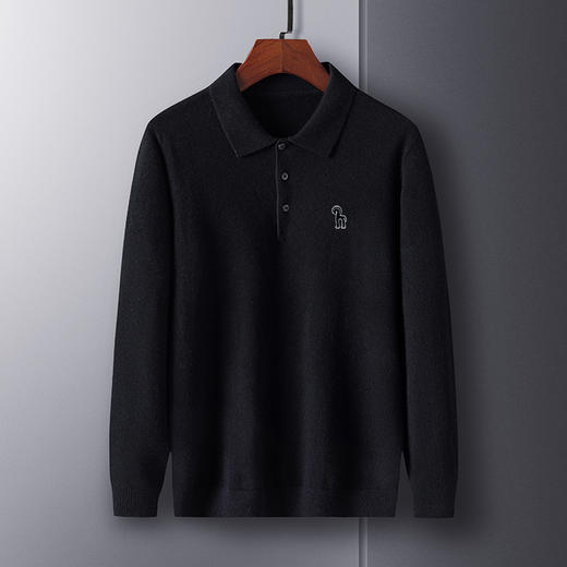 【韩国🇰🇷 柏奥玛男士POLO领加厚全羊毛衫739】 ✅国际一线大牌，银泰、👊上海新天地在售，官方授权，正品防伪❗️ 商品图0