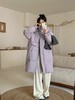 【YW】无忧购韩版宽松百搭连帽过膝长款大口袋羽绒服24023# 商品缩略图0