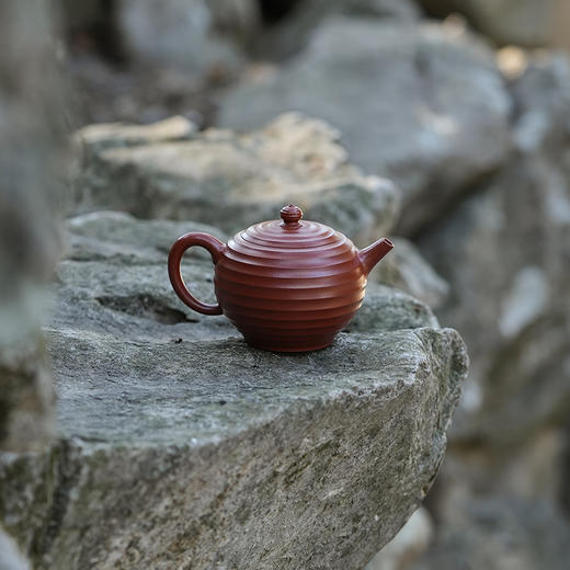 龙德堂陶艺 汤宣武《听波》原矿大红袍 220 cc 库存请咨询客服 商品图4