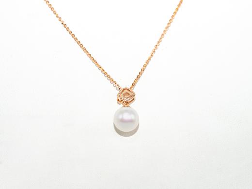 【推荐款】K金珍珠优雅风吊坠 | K金珍珠8.7mm 商品图1