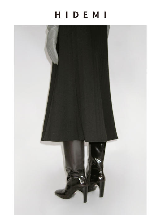 HIDEMI极简立体剪裁设计感显瘦气质感鱼尾半身裙 商品图2