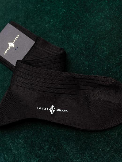 Sozzi 棕色绅装袜 商品图1