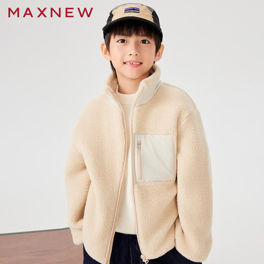 【茄克】童装仿羊羔绒外套1N4343101 商品图3