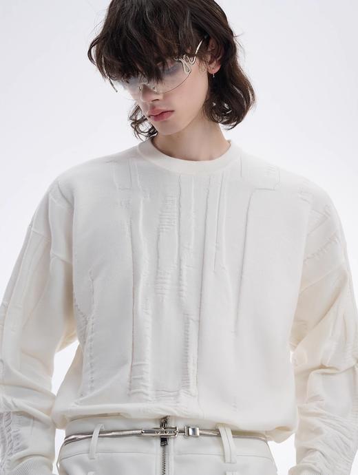 TIWILLTANG启世录“衍形砾域”高级浮雕不出错的秋冬御寒保暖毛衣 商品图10