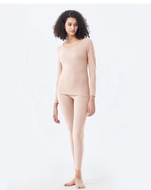 山姆同款！  山羊绒+桑蚕丝+发热纤维 女士保暖内衣套装 ！ 商品图2