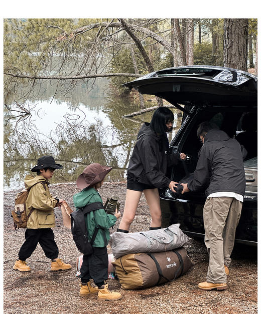 俊淳三合一儿童户外三合一三防冲锋衣2件套 110-160 商品图2